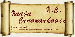 Nadja Crnomarković vizit kartica